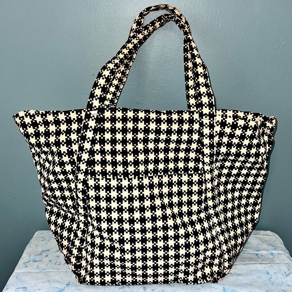BAGGU Cloud Bag in Gingham